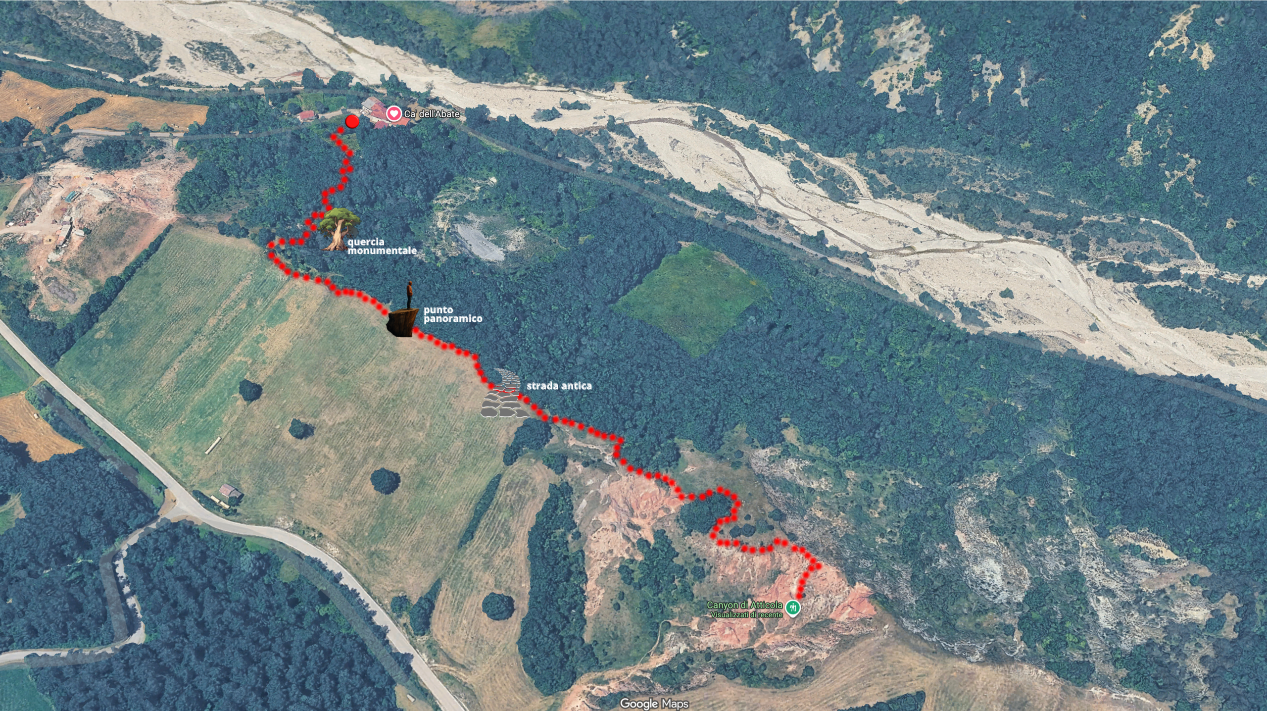 Mappa Canyon Valle Lonza (2) Mappa Canyon Valle Lonza (2)